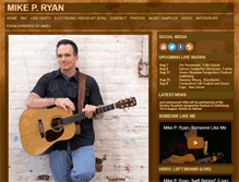 Tablet Screenshot of mikepryanmusic.com